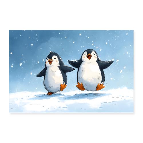 Penguins: Frosty Friends - Poster 12x8