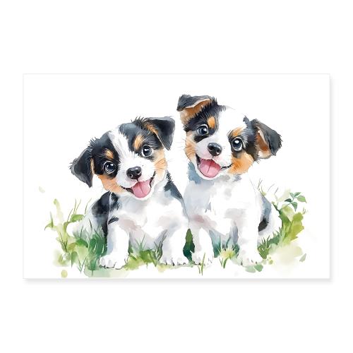 Puppies: Furry Friends - Poster 12x8