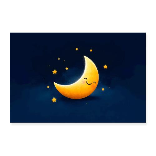 Moon and Stars’ Friendship - Poster 12x8