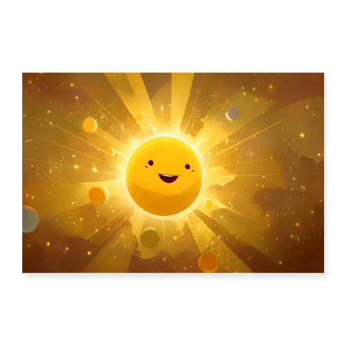 Sunny Star with a Smile - Poster 12x8