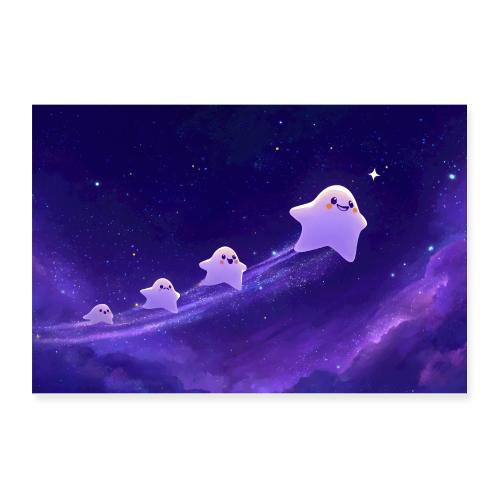 The Shining Shooting Stars - Poster 12x8
