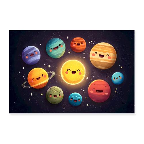 The Playful Solar System - Poster 12x8