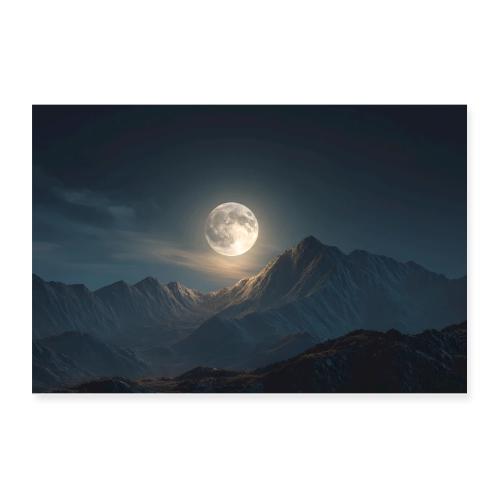 Supermoon Glow - Poster 12x8