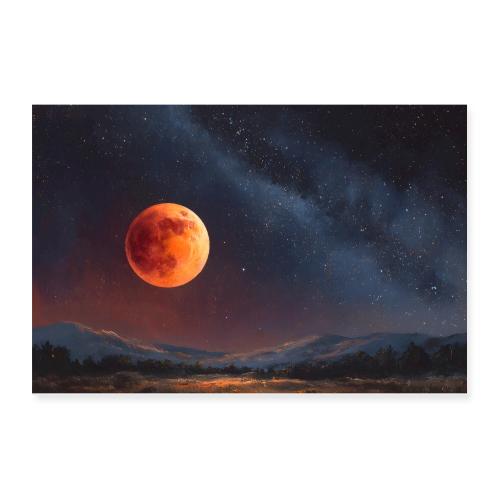 Crimson Eclipse - Poster 12x8