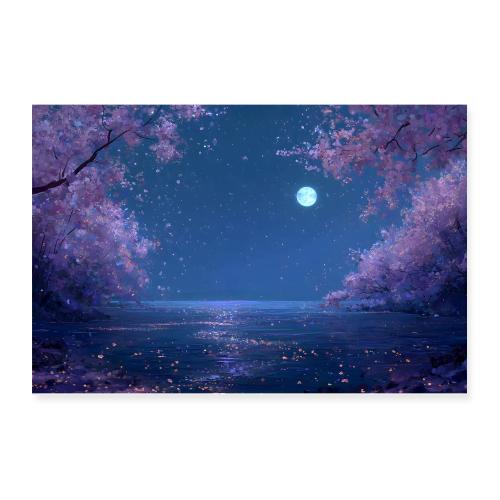 Twilight Blossom Symphony - Poster 12x8