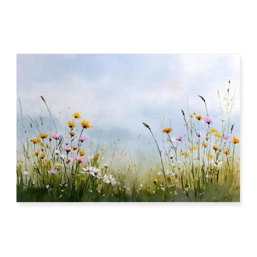 Harmony in Bloom - Poster 12x8