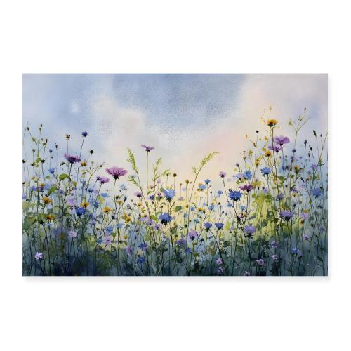 Serene Blossoms - Poster 12x8