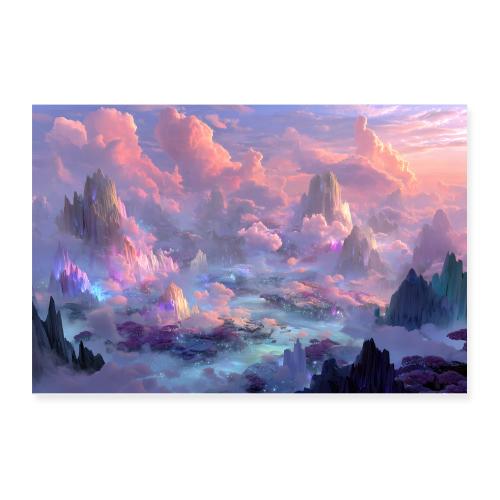 Celestial Drift - Poster 12x8