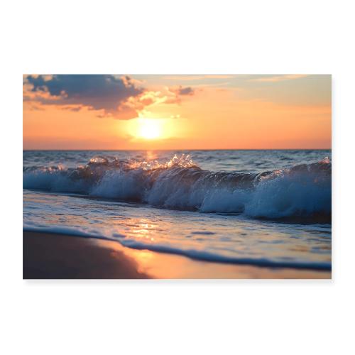 Sunset: Golden Horizon - Poster 12x8