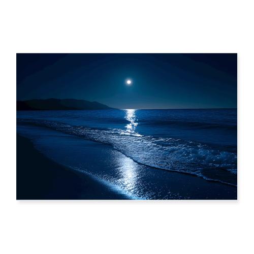 Moonlit Reflection - Poster 12x8