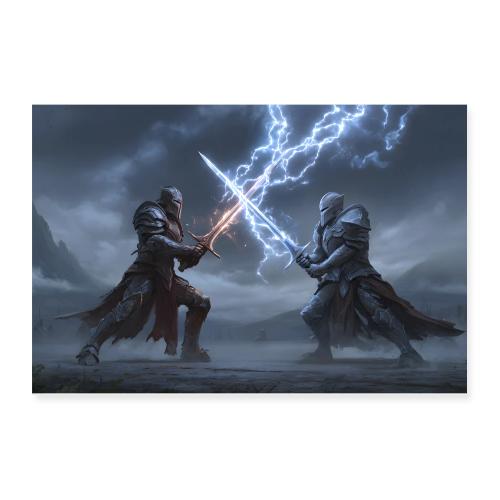 Clash of Legends - Poster 12x8