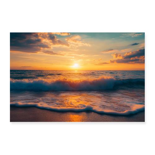 Sunset Tide - Poster 12x8
