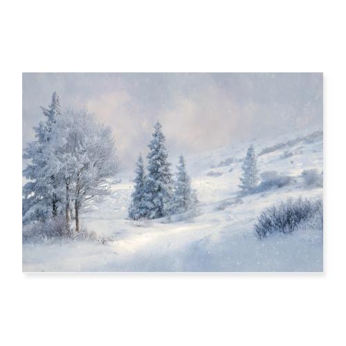Whispering Snowfall - Poster 12x8