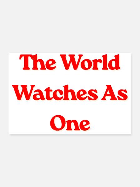 THE WORLD WATCHES | Absolute Global Event Sovereig - Poster 12x8 - white - Front