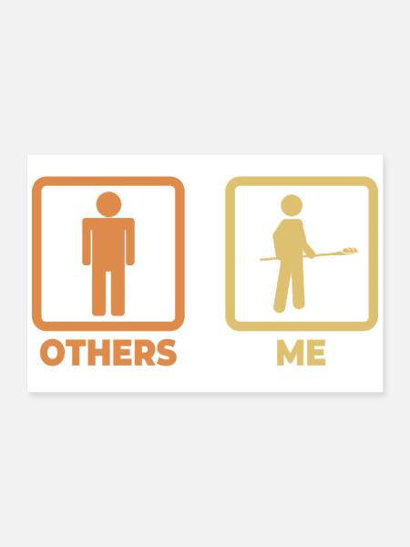 Me as a Baker - Poster 12x8 - white - Front