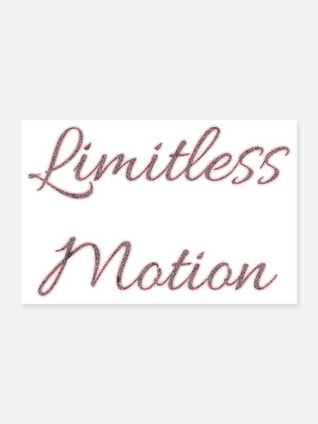 Limitless Motion - Poster 12x8 - white - Front