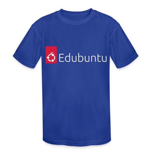 Edubuntu Logo 2023 - White - Kids' Moisture Wicking Performance T-Shirt