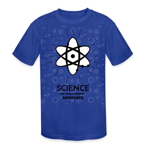 Science The Evolutionary Advocate - Kids' Moisture Wicking Performance T-Shirt