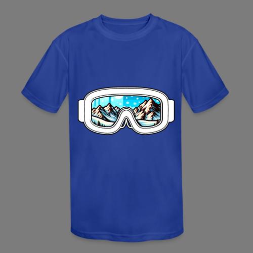 Snow Rush: Exclusive Snowboard & Ski Enthusiast - Kids' Moisture Wicking Performance T-Shirt
