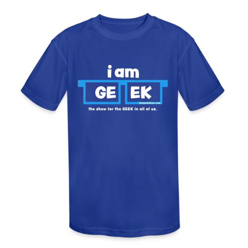 iamGEEK LOGO - Kids' Moisture Wicking Performance T-Shirt