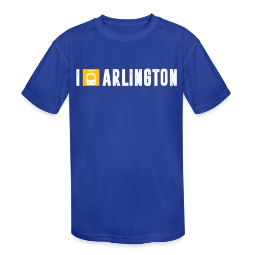 I Streetcar Arlington - Kids' Moisture Wicking Performance T-Shirt