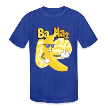 Banana2 Banana Fruit Fruit - Kids' Moisture Wicking Performance T-Shirt - royal blue - Front