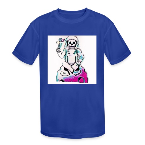 Astro Skull - Kids' Moisture Wicking Performance T-Shirt
