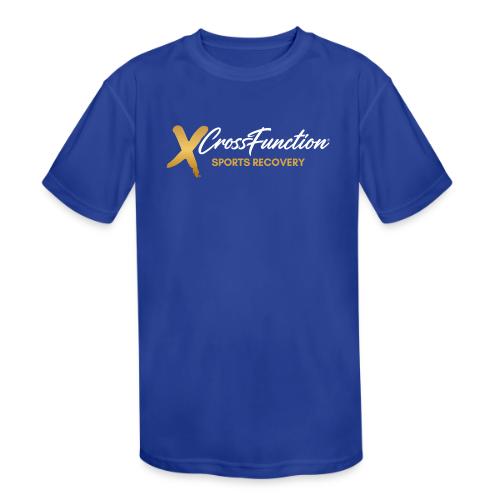 XF Sports Recovery Logo- White (Front Only) - Kids' Moisture Wicking Performance T-Shirt