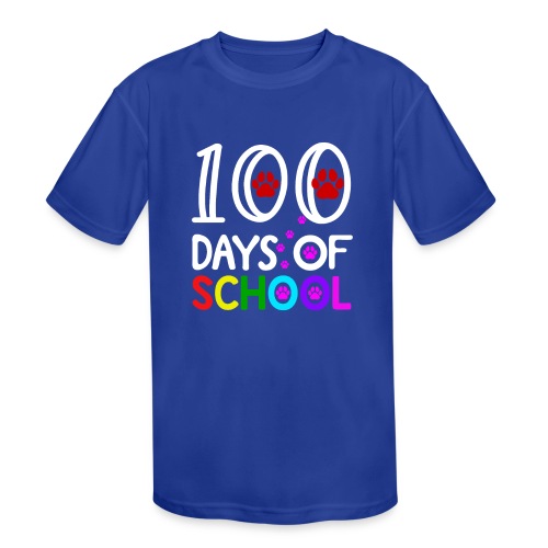 100 Days Of School Outfits For 2nd Grade Teacher - Kids' Moisture Wicking Performance T-Shirt