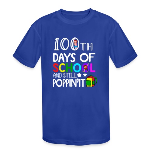 Twosday 100 Days Of School Outfits For 2nd Grade - Kids' Moisture Wicking Performance T-Shirt