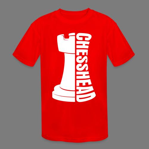 Chesshead Design for Chess Fans - Kids' Moisture Wicking Performance T-Shirt