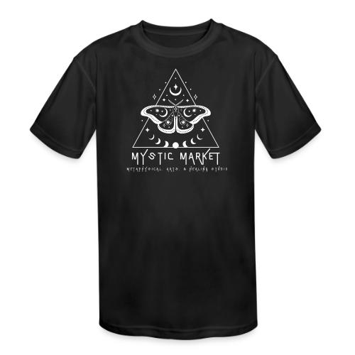 Mystic Market Logo - Kids' Moisture Wicking Performance T-Shirt