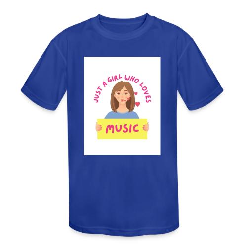 Music - Kids' Moisture Wicking Performance T-Shirt