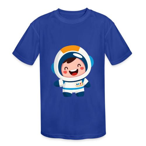 Joyful Baby Astronaut - Kids' Moisture Wicking Performance T-Shirt