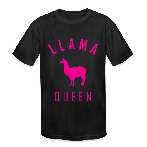 Llama queen - Kids' Moisture Wicking Performance T-Shirt