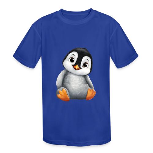 Innocent Penguin Sitting - Kids' Moisture Wicking Performance T-Shirt