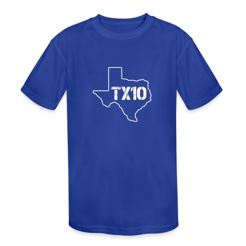 TEXAS 10 by FinksMethod - Kids' Moisture Wicking Performance T-Shirt