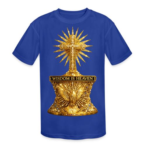 Wisdom is Heaven - Kids' Moisture Wicking Performance T-Shirt