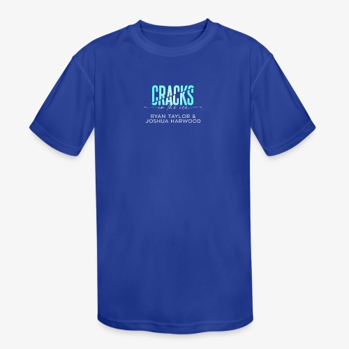 Cracks in the Ice Title White - Kids' Moisture Wicking Performance T-Shirt