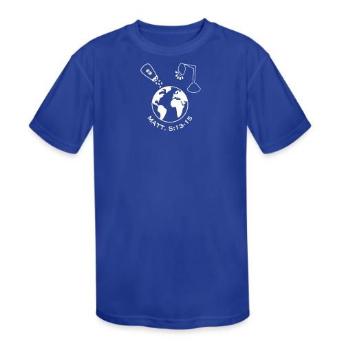 Salt and Light of the World Matt. 5:13-15 - Kids' Moisture Wicking Performance T-Shirt