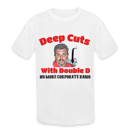 Double D s Deep Cuts Merch - Kids' Moisture Wicking Performance T-Shirt