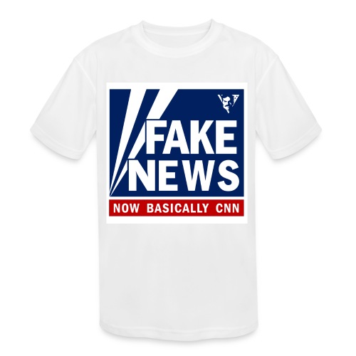 Fox News, Now Basically CNN - Kids' Moisture Wicking Performance T-Shirt
