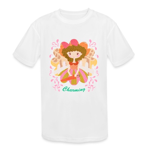 Charming Girl - Kids' Moisture Wicking Performance T-Shirt
