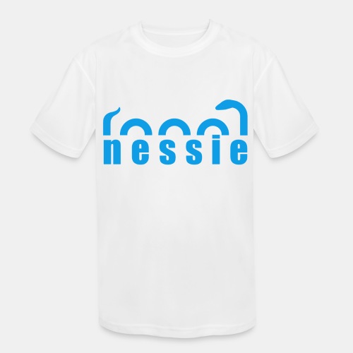 Nessie Lake Monster Fun Loch Ness Design - Kids' Moisture Wicking Performance T-Shirt