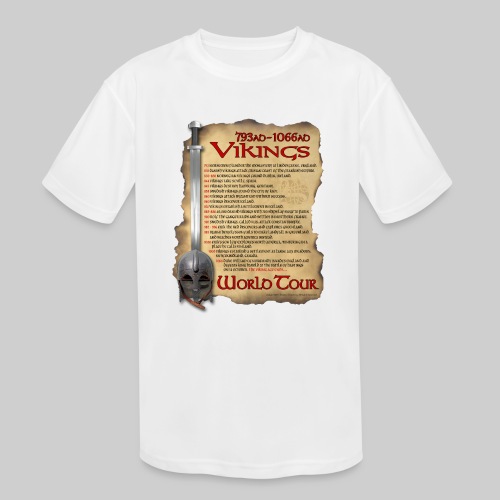 Viking World Tour - Kids' Moisture Wicking Performance T-Shirt