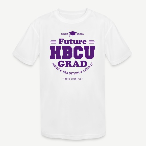 Future HBCU Grad Youth - Kids' Moisture Wicking Performance T-Shirt