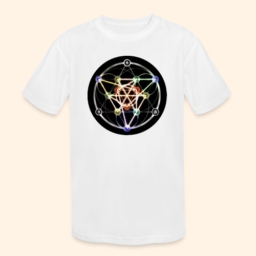 Classic Alchemical Cycle - Kids' Moisture Wicking Performance T-Shirt