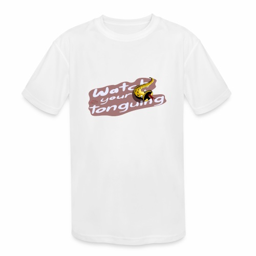 Saxophone players: Watch your tonguing!! red - Kids' Moisture Wicking Performance T-Shirt