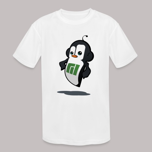Manjaro Mascot confident right - Kids' Moisture Wicking Performance T-Shirt
