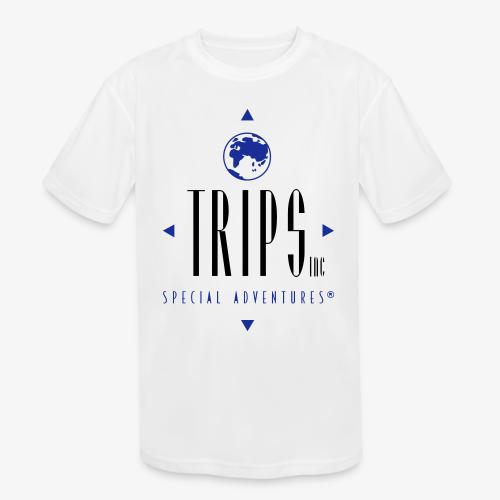 Original Trips Inc.™ logo Multicolored design - Kids' Moisture Wicking Performance T-Shirt
